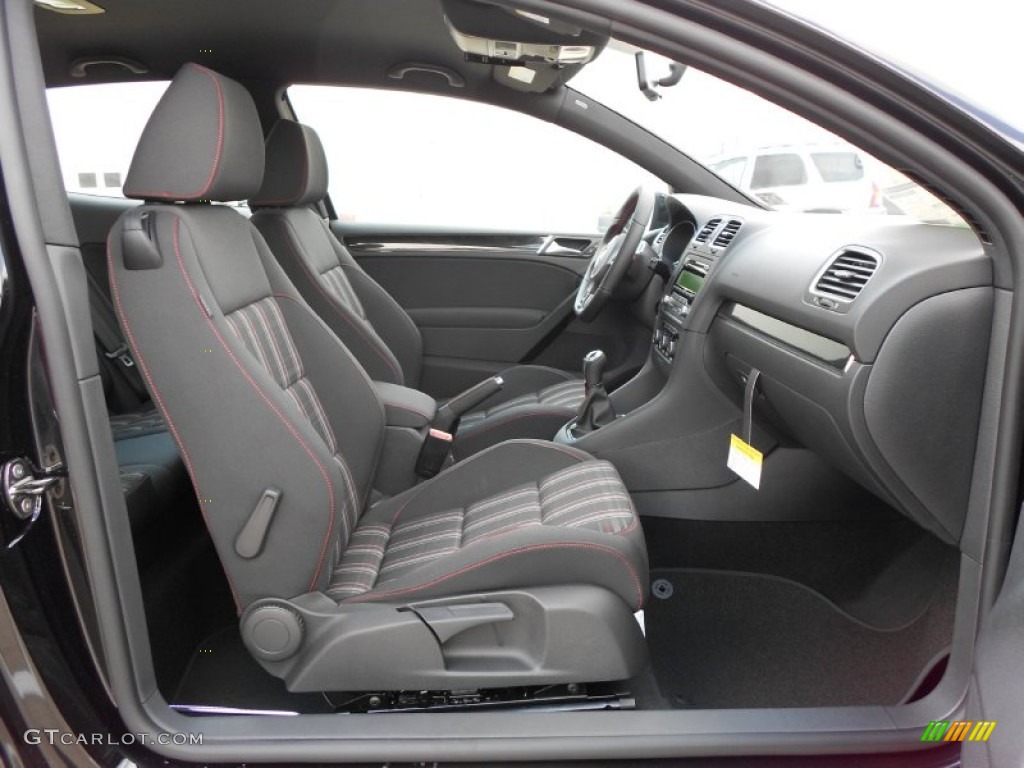 Interlagos Plaid Cloth Interior 2012 Volkswagen GTI 2 Door Photo #54324765
