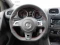 Interlagos Plaid Cloth Steering Wheel Photo for 2012 Volkswagen GTI #54324792