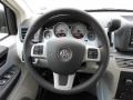 Aero Gray 2012 Volkswagen Routan SEL Steering Wheel