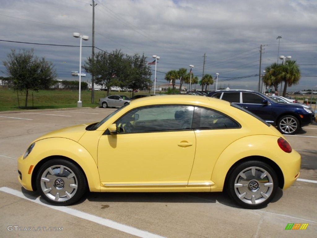 Saturn Yellow 2012 Volkswagen Beetle 2.5L Exterior Photo #54325139