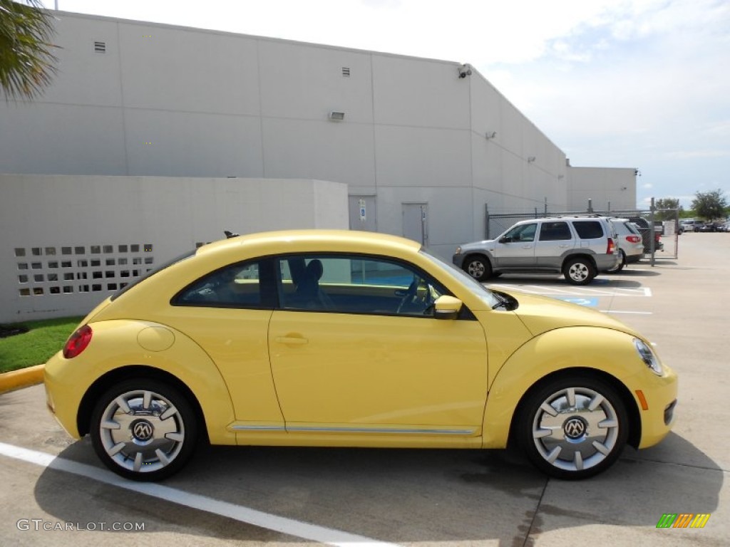 Saturn Yellow 2012 Volkswagen Beetle 2.5L Exterior Photo #54325173