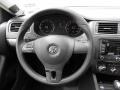 Titan Black Steering Wheel Photo for 2012 Volkswagen Jetta #54325903