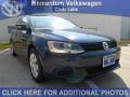 2012 Tempest Blue Metallic Volkswagen Jetta SE Sedan  photo #1