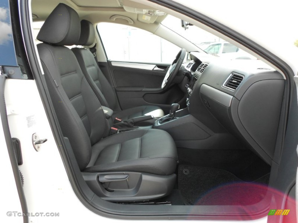 Titan Black Interior 2012 Volkswagen Jetta SEL Sedan Photo #54326707