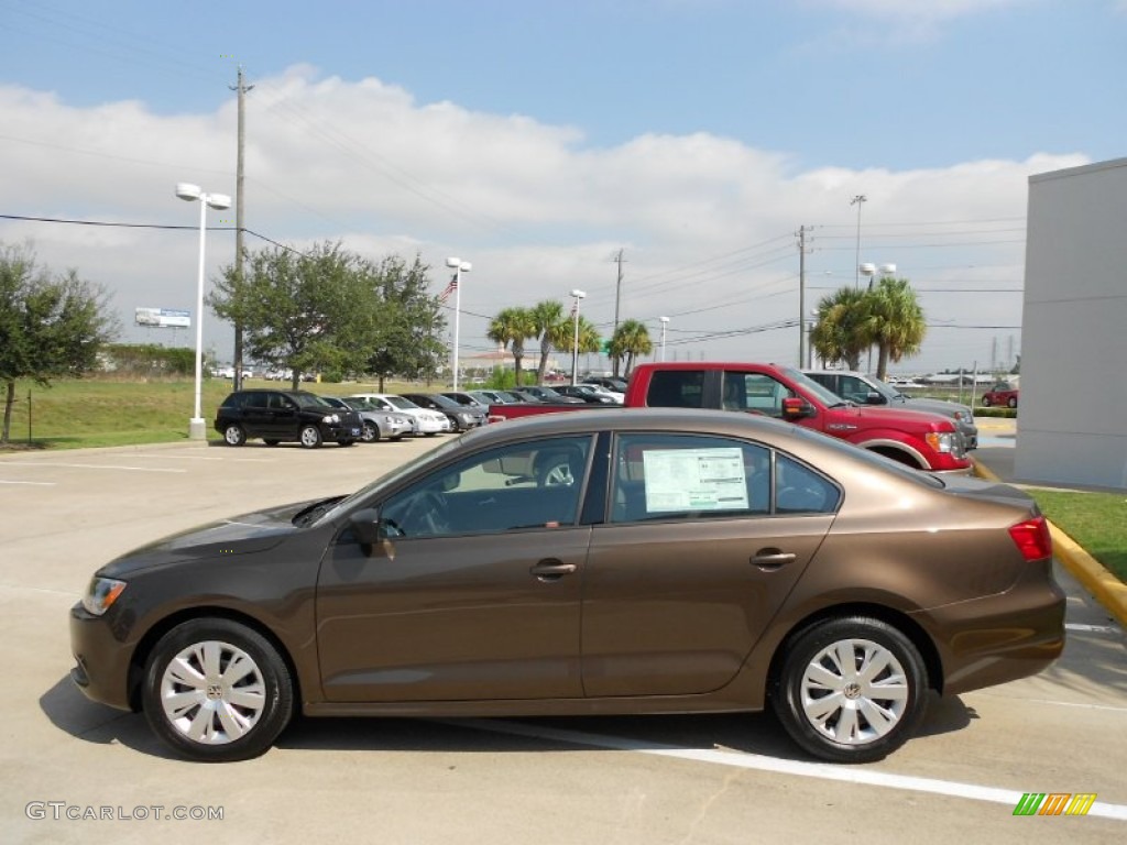 Toffee Brown Metallic 2012 Volkswagen Jetta S Sedan Exterior Photo #54326845