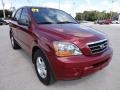 2007 Radiant Red Kia Sorento LX  photo #11