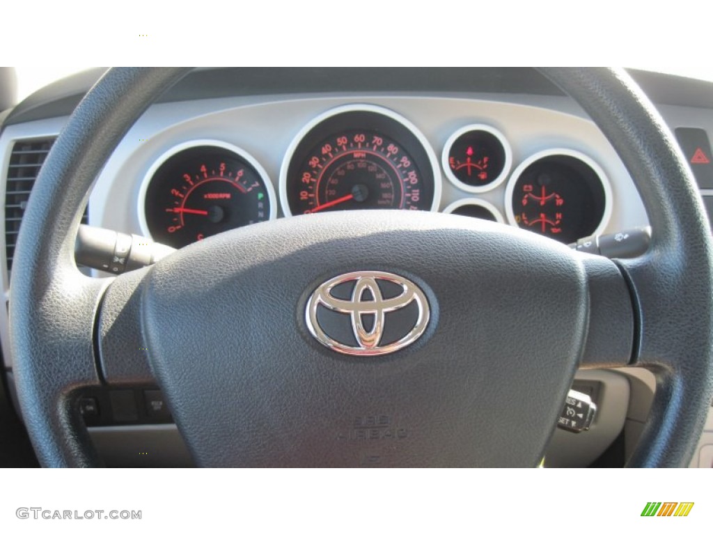 2009 Tundra Double Cab - Super White / Graphite Gray photo #22