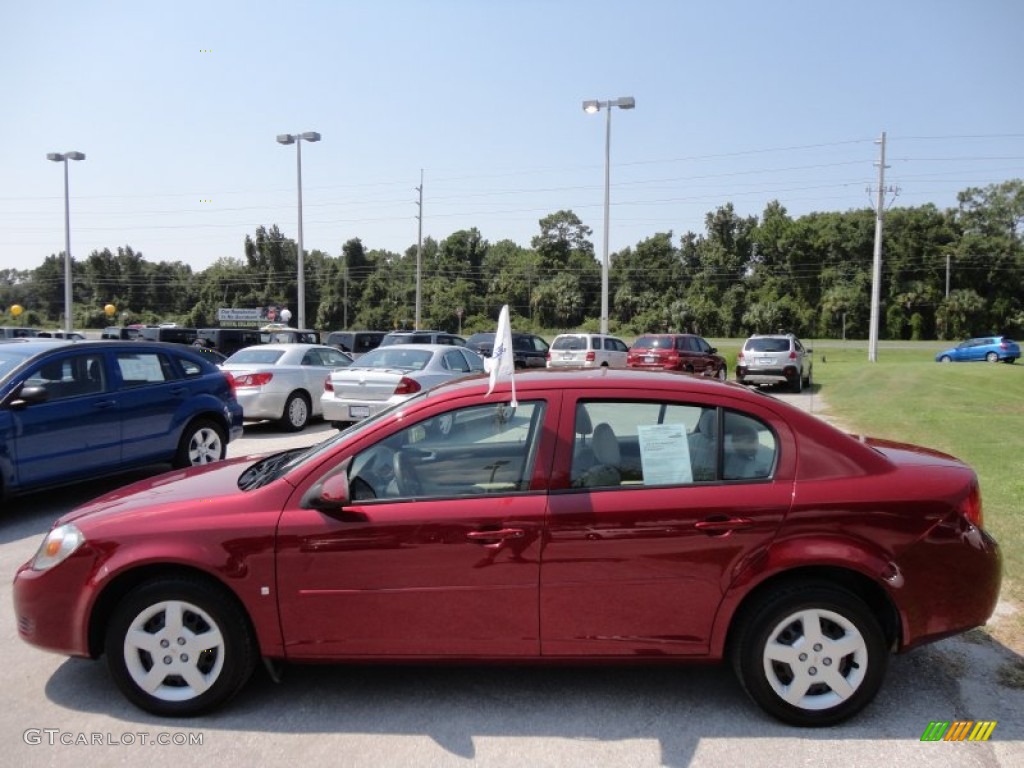 2008 Cobalt LT Sedan - Sport Red Tint Coat / Neutral photo #2
