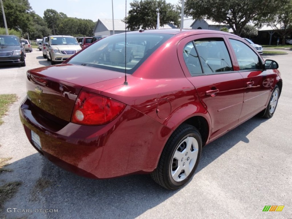 2008 Cobalt LT Sedan - Sport Red Tint Coat / Neutral photo #8