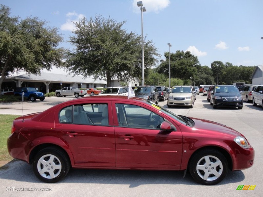 2008 Cobalt LT Sedan - Sport Red Tint Coat / Neutral photo #9