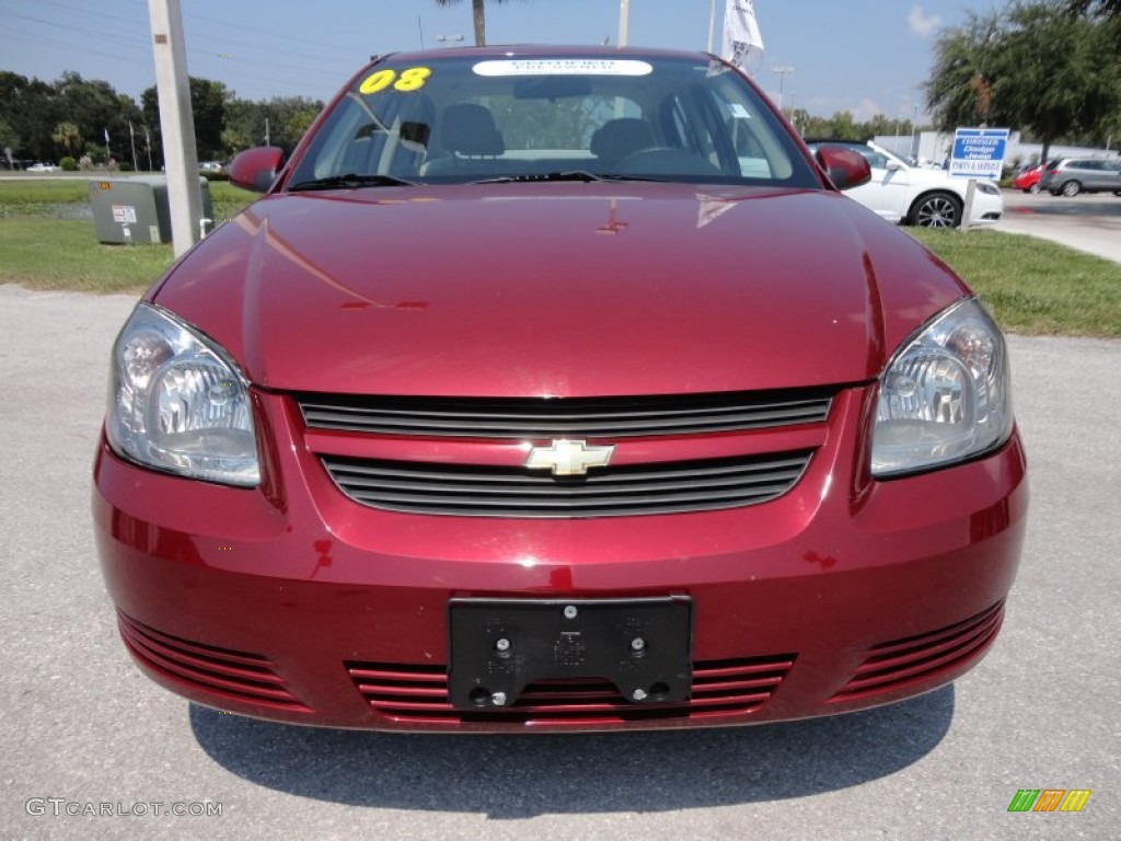 2008 Cobalt LT Sedan - Sport Red Tint Coat / Neutral photo #13