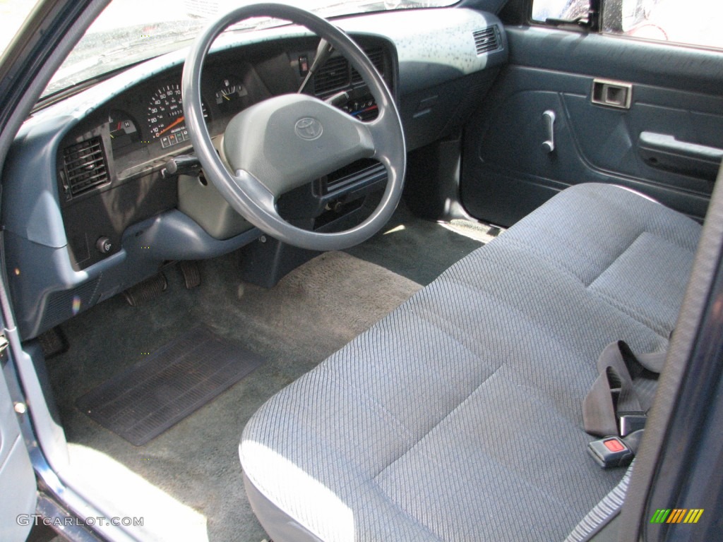 1992 Pickup Deluxe Regular Cab - Dark Blue Pearl / Gray photo #2