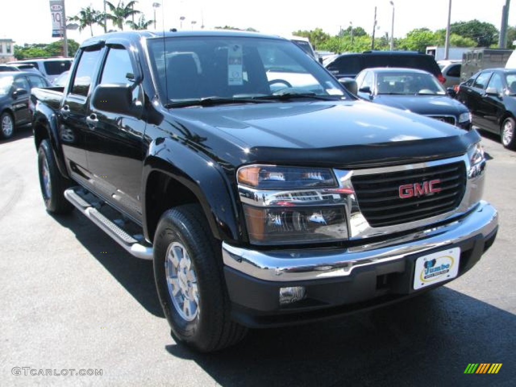 2007 Canyon SLE Crew Cab - Onyx Black / Dark Pewter photo #1