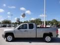 2008 Graystone Metallic Chevrolet Silverado 1500 Work Truck Extended Cab  photo #2