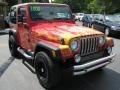 Flame Red 2000 Jeep Wrangler Sport 4x4
