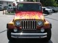 2000 Flame Red Jeep Wrangler Sport 4x4  photo #3