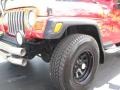 2000 Flame Red Jeep Wrangler Sport 4x4  photo #4