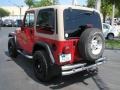 2000 Flame Red Jeep Wrangler Sport 4x4  photo #7