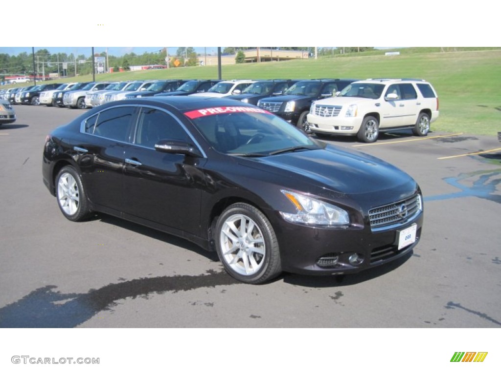 2010 Maxima 3.5 SV Sport - Crimson Black / Charcoal photo #7