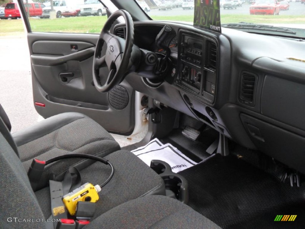 2006 Silverado 3500 Regular Cab Chassis Dump Truck - Summit White / Dark Charcoal photo #18