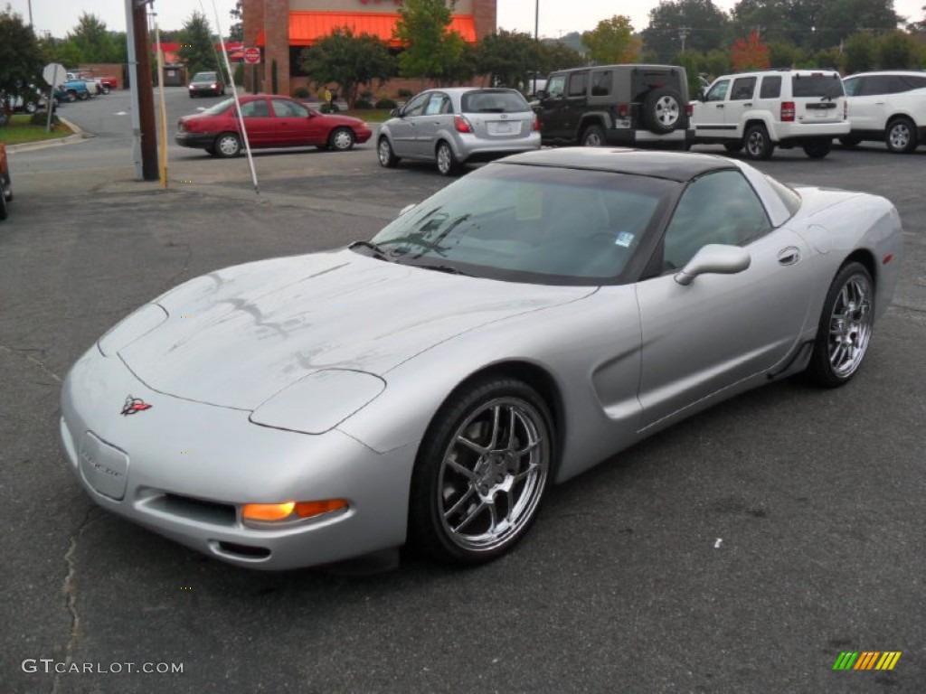 1999 Corvette Coupe - Sebring Silver Metallic / Light Gray photo #1