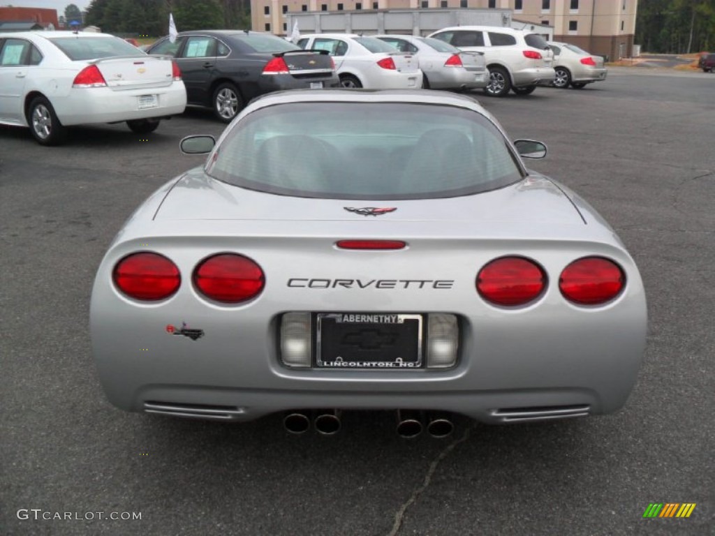 1999 Corvette Coupe - Sebring Silver Metallic / Light Gray photo #3