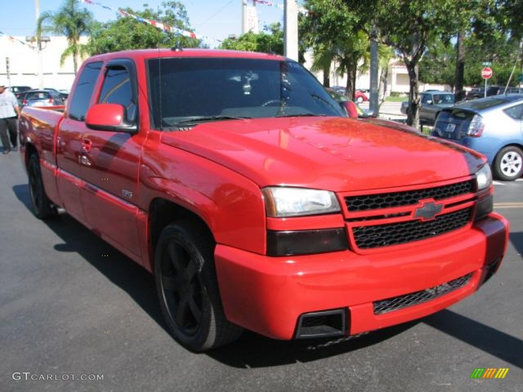 2003 Victory Red Chevrolet Silverado 1500 Ss Extended Cab