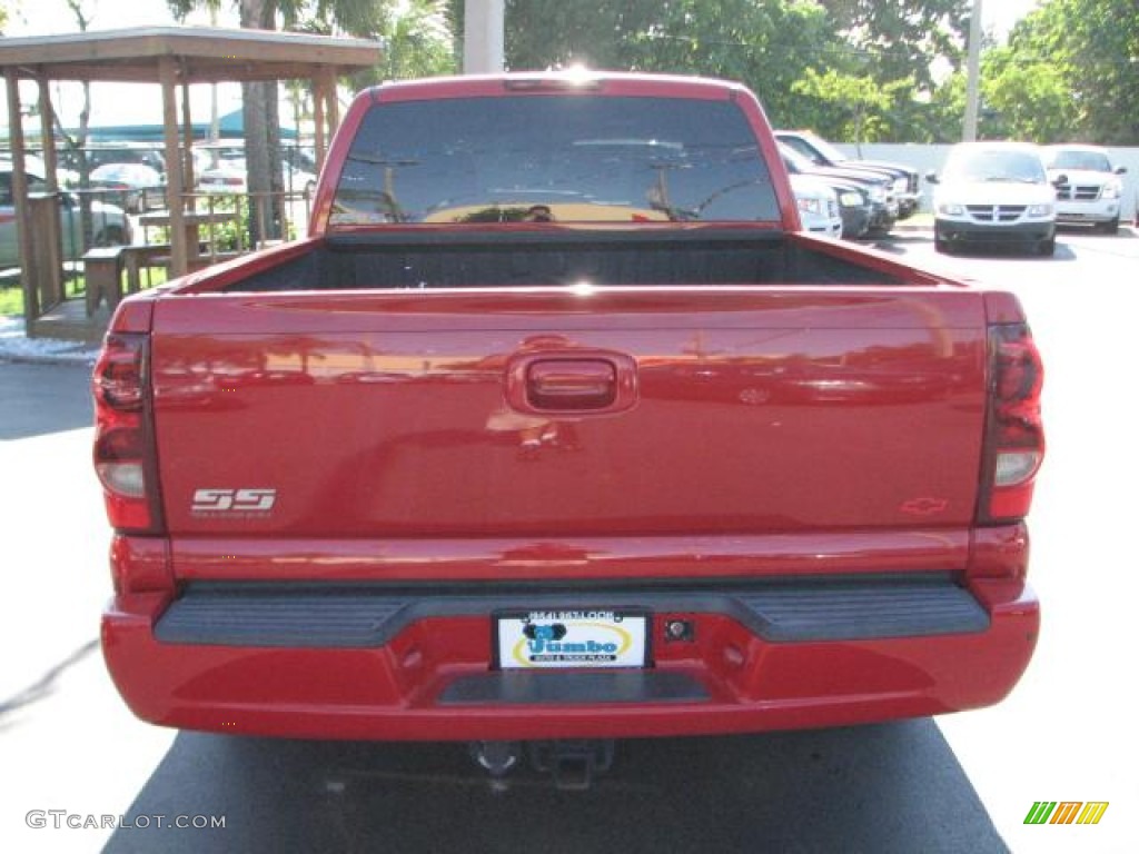 2003 Silverado 1500 SS Extended Cab AWD - Victory Red / Dark Charcoal photo #7