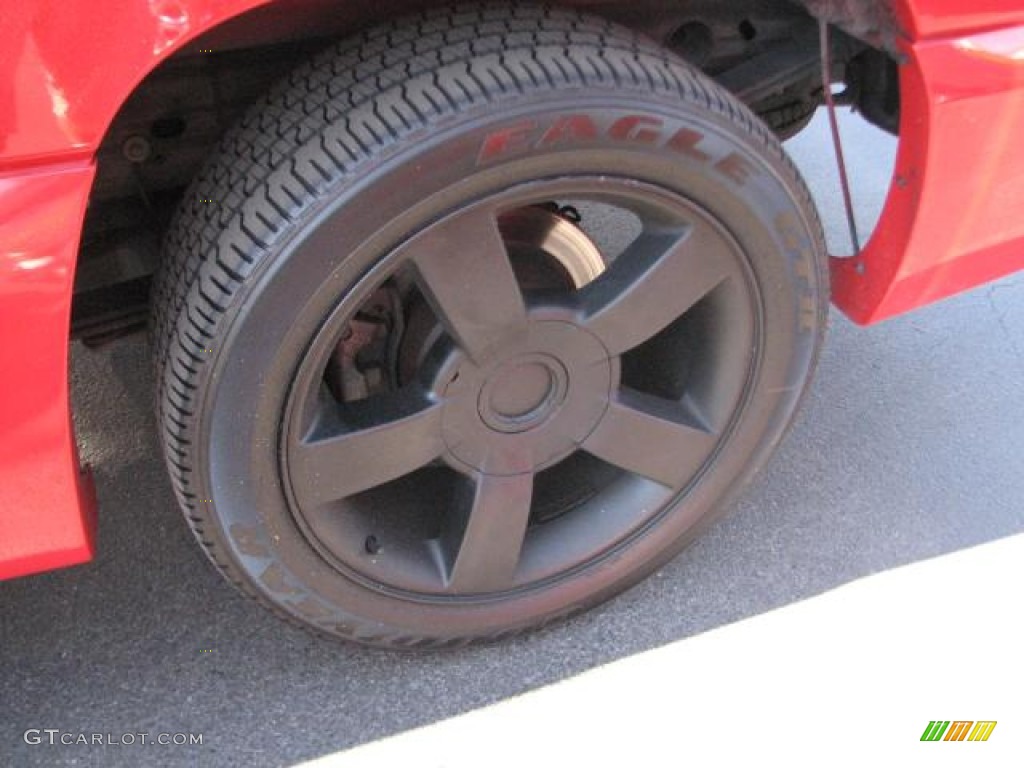 2003 Silverado 1500 SS Extended Cab AWD - Victory Red / Dark Charcoal photo #21