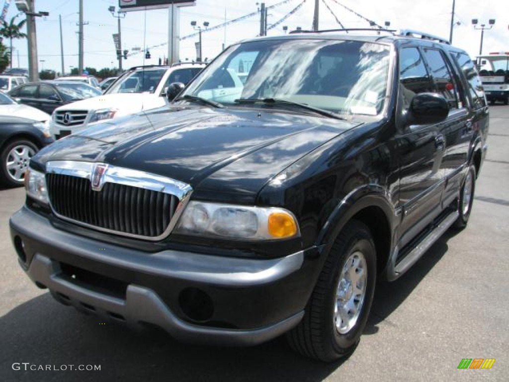 1999 Navigator  - Black Clearcoat / Medium Prairie Tan photo #5