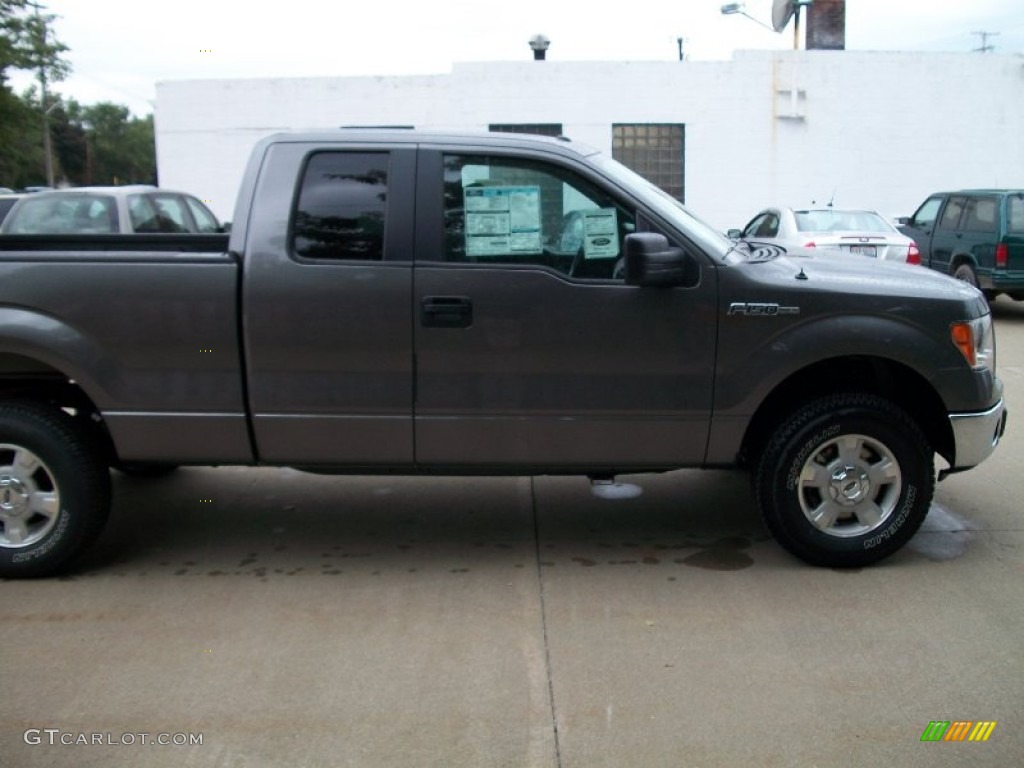 2011 F150 XLT SuperCab 4x4 - Sterling Grey Metallic / Steel Gray photo #4