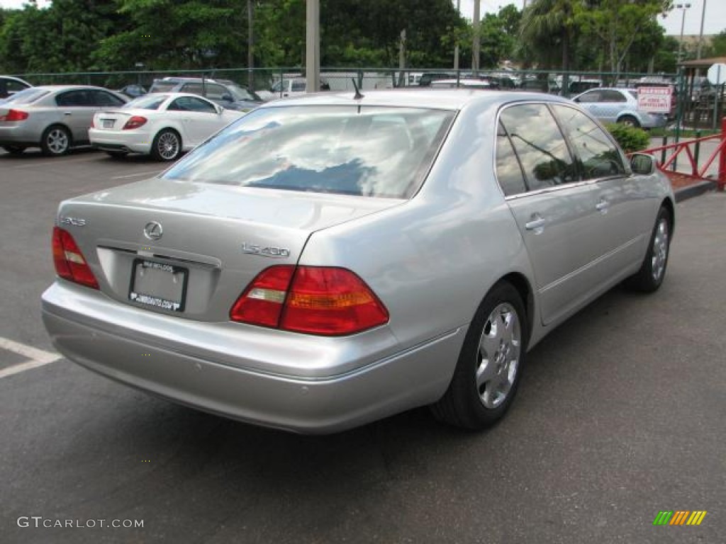 2003 LS 430 Sedan - Millenium Silver Metallic / Black photo #8