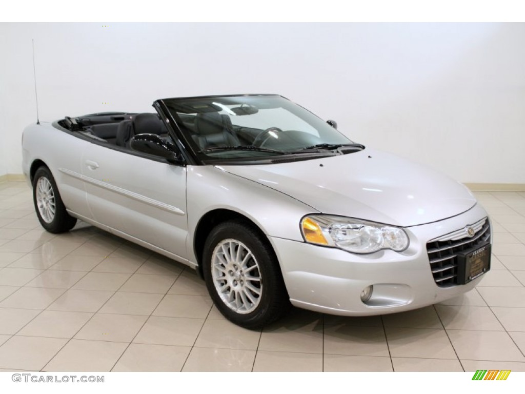 2005 Sebring Touring Convertible - Brilliant Silver Metallic / Dark Slate Gray photo #1