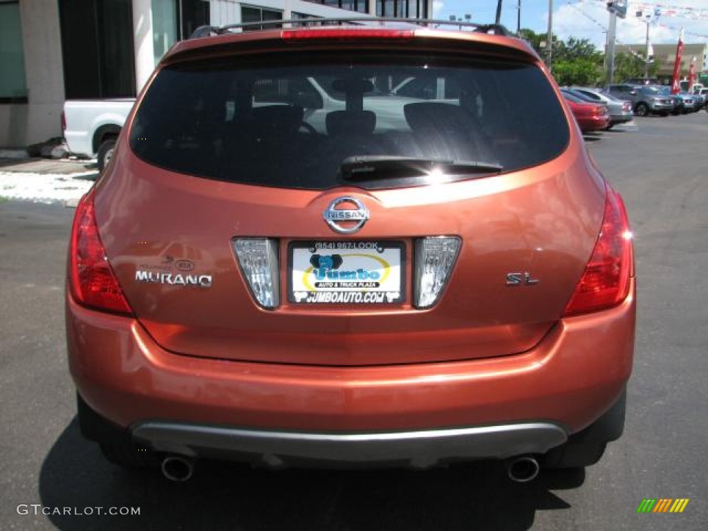 2005 Murano SL - Sunlit Copper Metallic / Cabernet photo #8