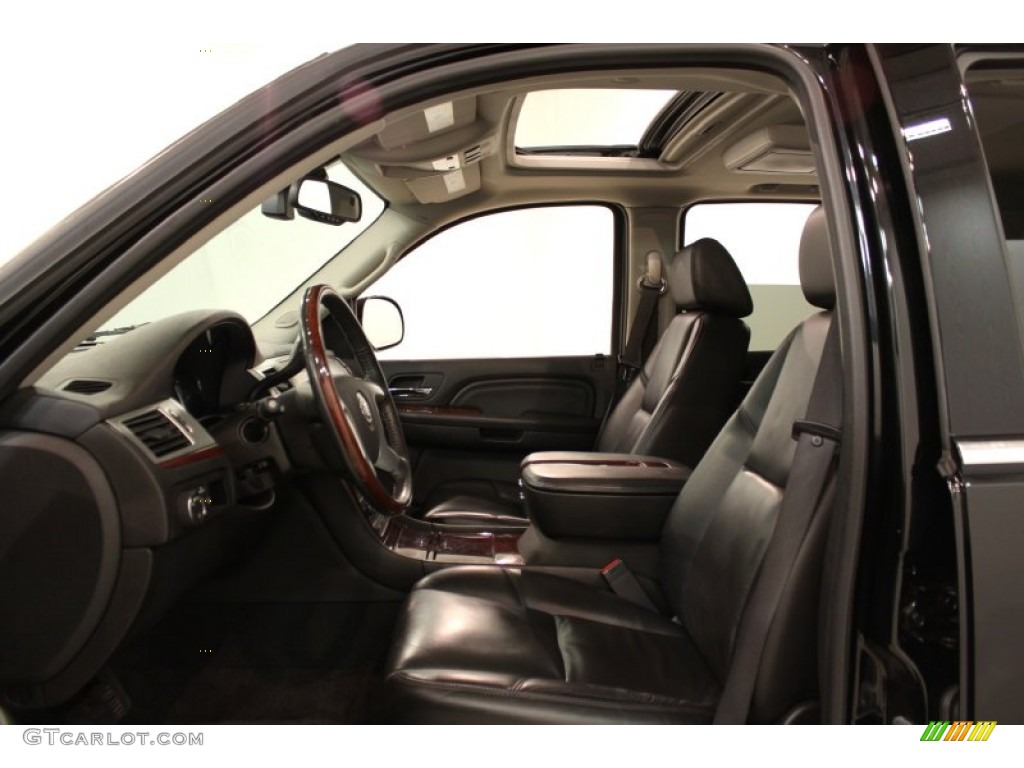 Ebony Interior 2008 Cadillac Escalade AWD Photo #54332123