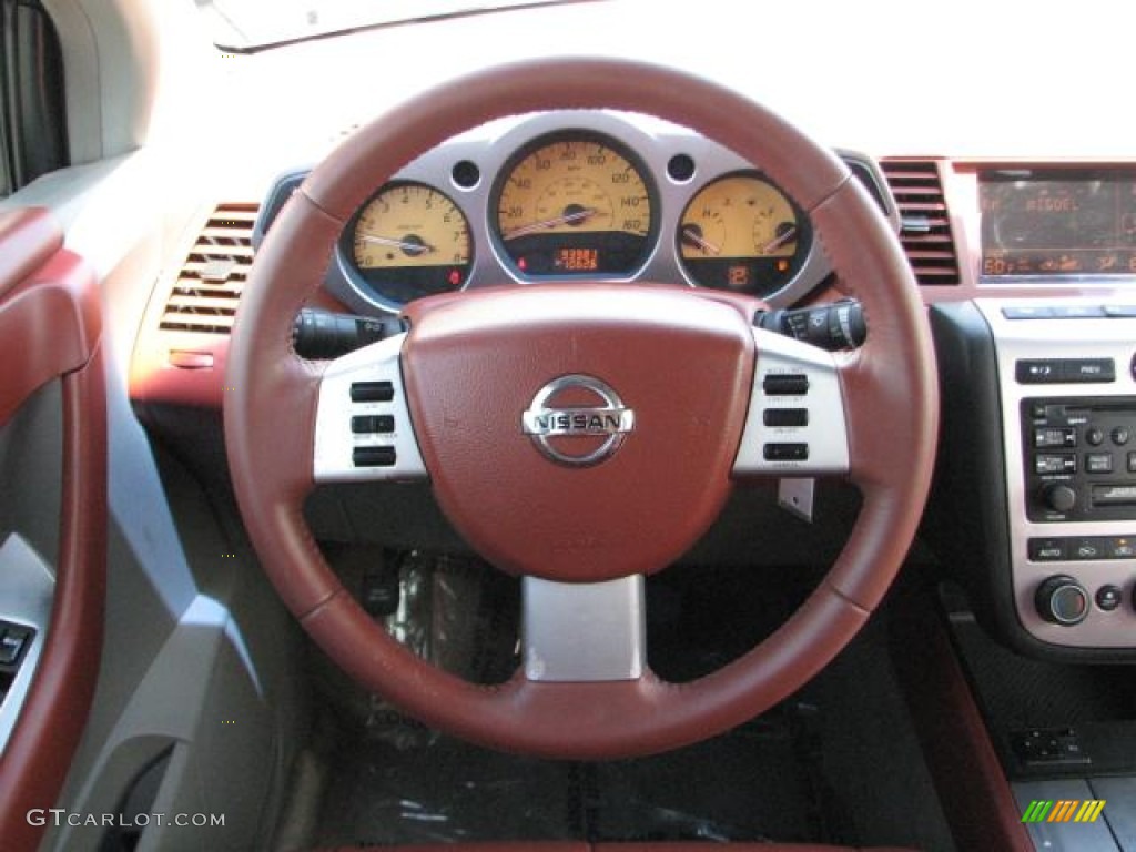 2005 Murano SL - Sunlit Copper Metallic / Cabernet photo #13