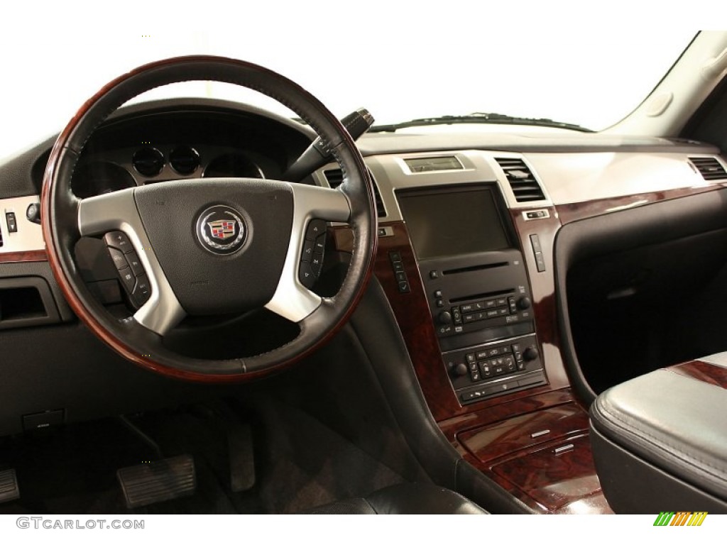 2008 Cadillac Escalade AWD Ebony Dashboard Photo #54332141