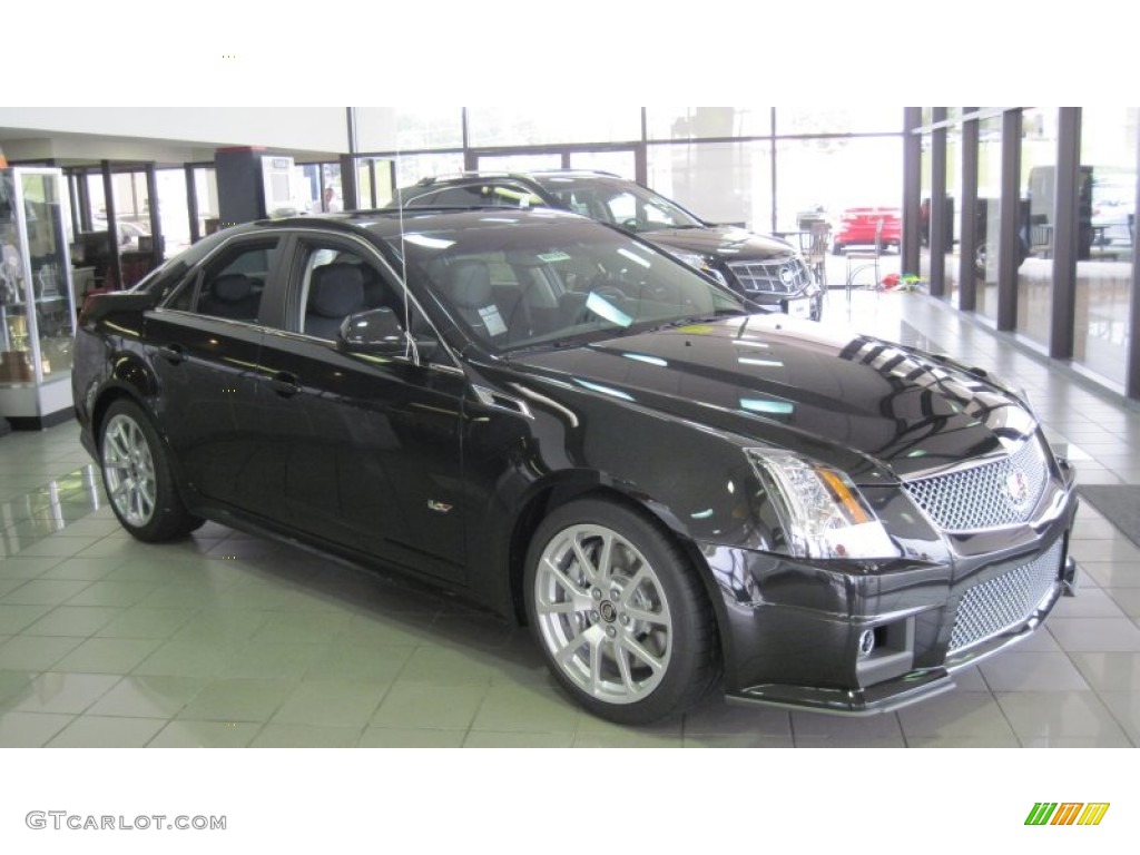 2012 CTS -V Sedan - Black Raven / Ebony/Ebony photo #1