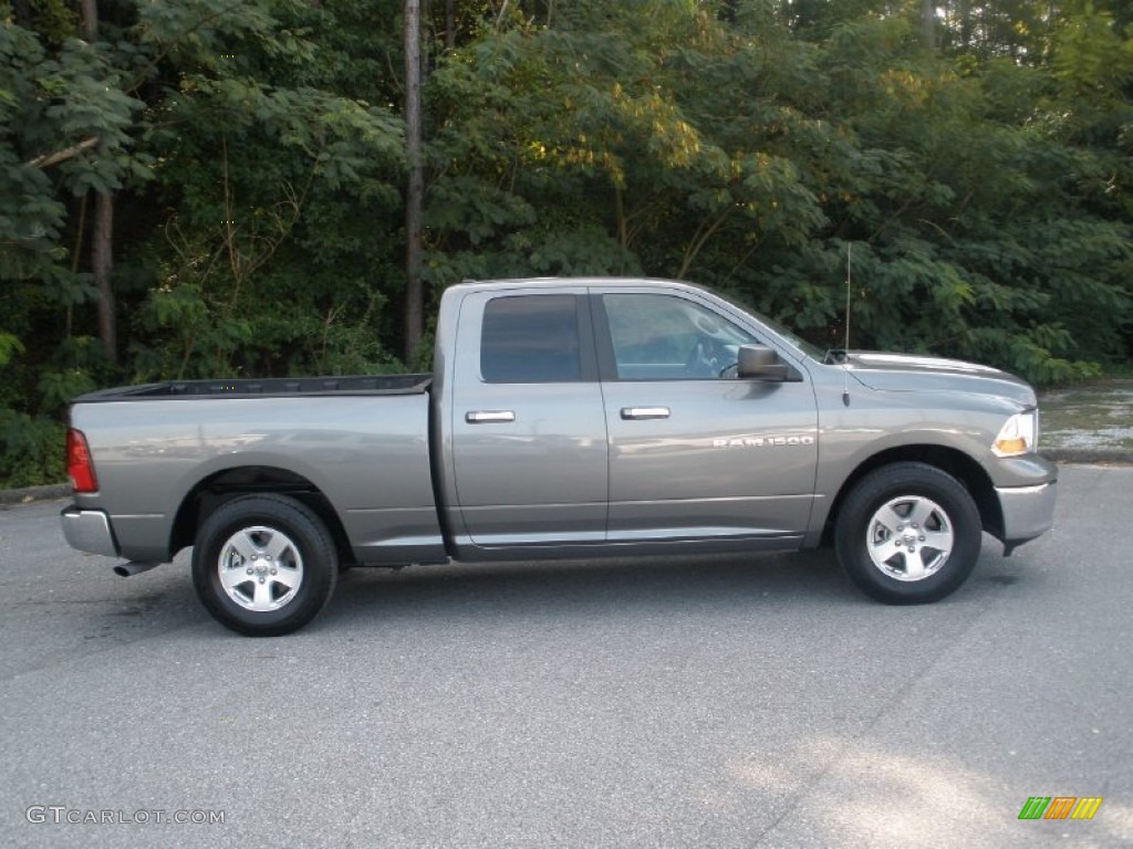 2011 Ram 1500 SLT Quad Cab - Mineral Gray Metallic / Dark Slate Gray/Medium Graystone photo #2