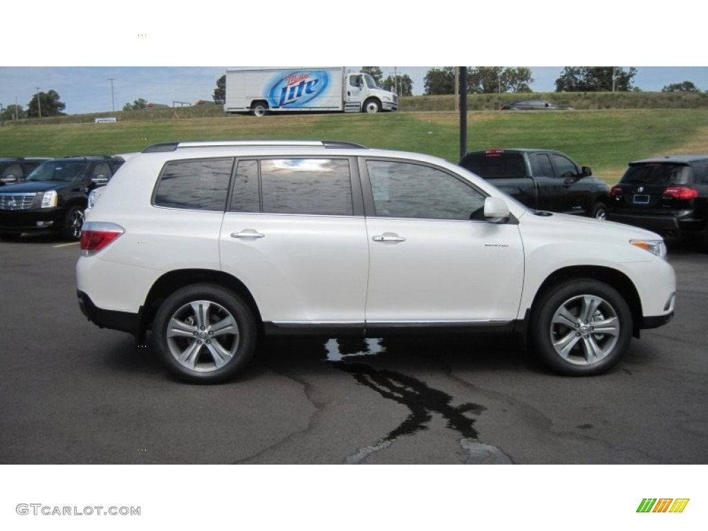 Blizzard White Pearl 2012 Toyota Highlander Limited 4WD Exterior Photo #54333772