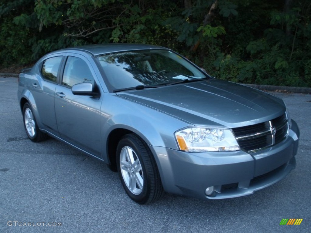 2010 Avenger R/T - Silver Steel Metallic / Dark Slate Gray photo #1