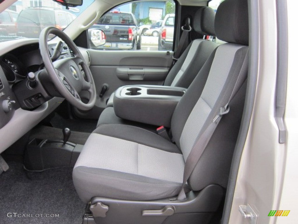Dark Titanium Gray Interior 2007 Chevrolet Silverado 1500 LS Regular Cab 4x4 Photo #54334414