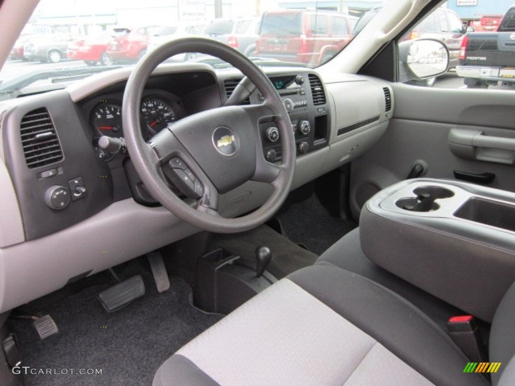 Dark Titanium Gray Interior 2007 Chevrolet Silverado 1500 LS Regular Cab 4x4 Photo #54334426
