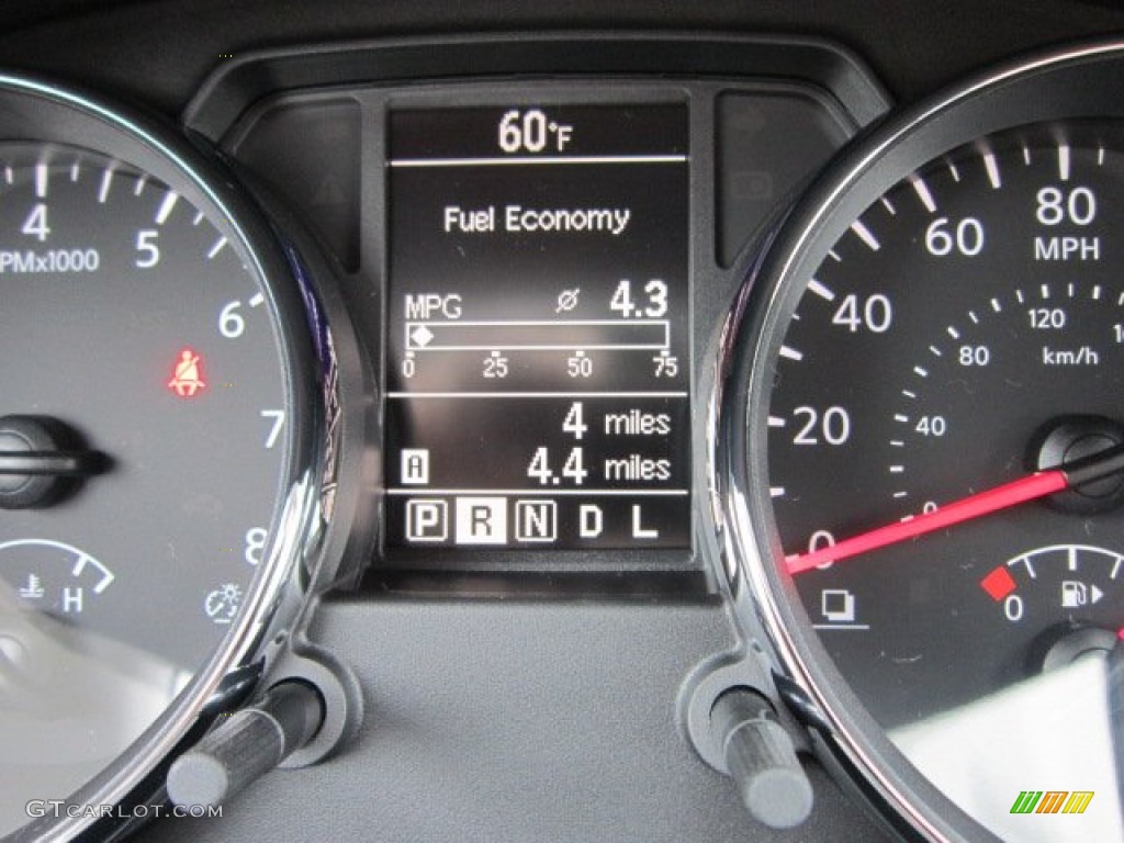 2011 Rogue SL AWD - Wicked Black / Gray photo #20