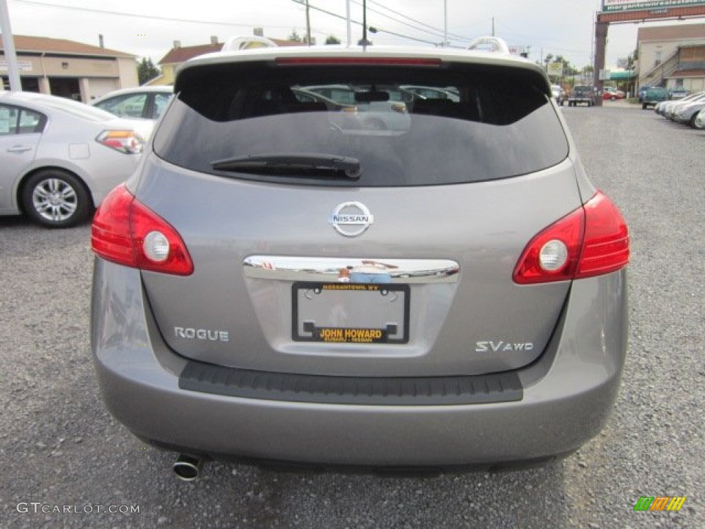 2011 Rogue SV AWD - Platinum Graphite / Black photo #6