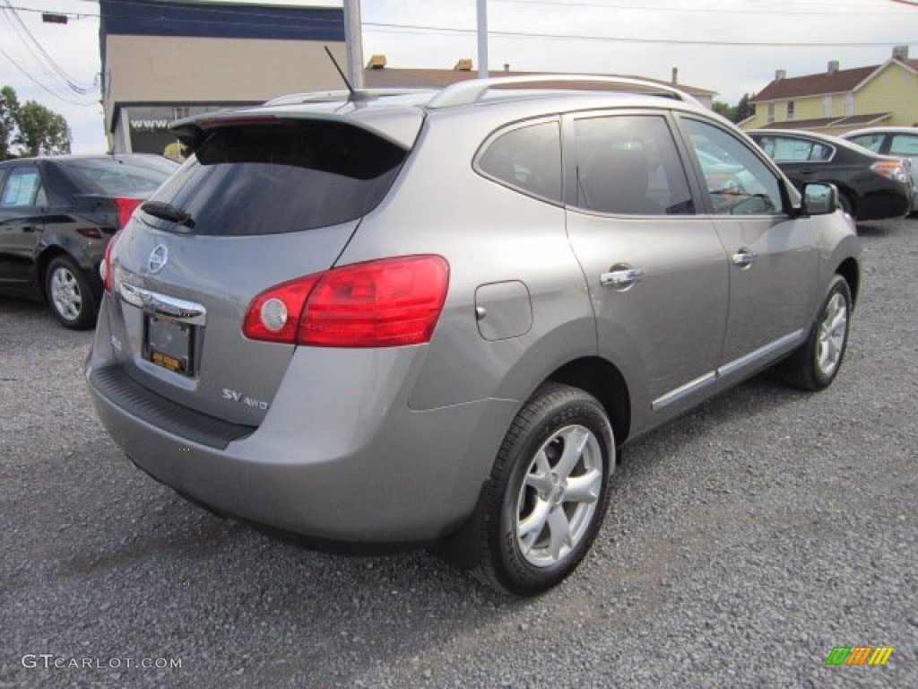 2011 Rogue SV AWD - Platinum Graphite / Black photo #7