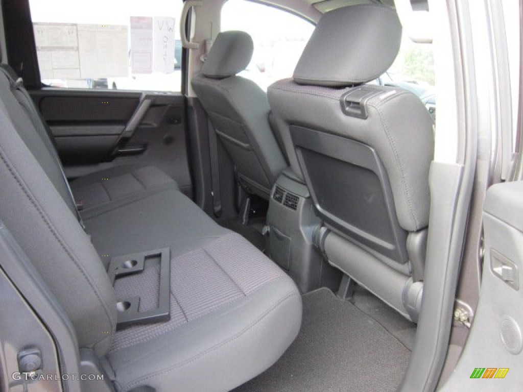 Charcoal Interior 2011 Nissan Titan SV Crew Cab 4x4 Photo #54335560
