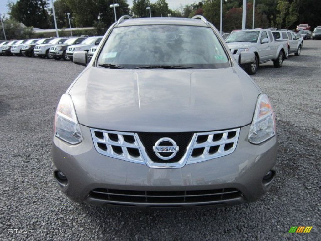 2011 Rogue SL AWD - Platinum Graphite / Gray photo #2