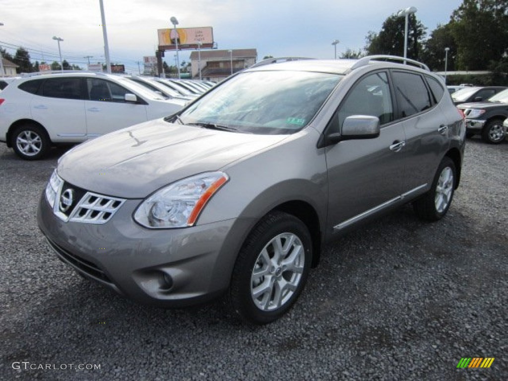 2011 Rogue SL AWD - Platinum Graphite / Gray photo #3