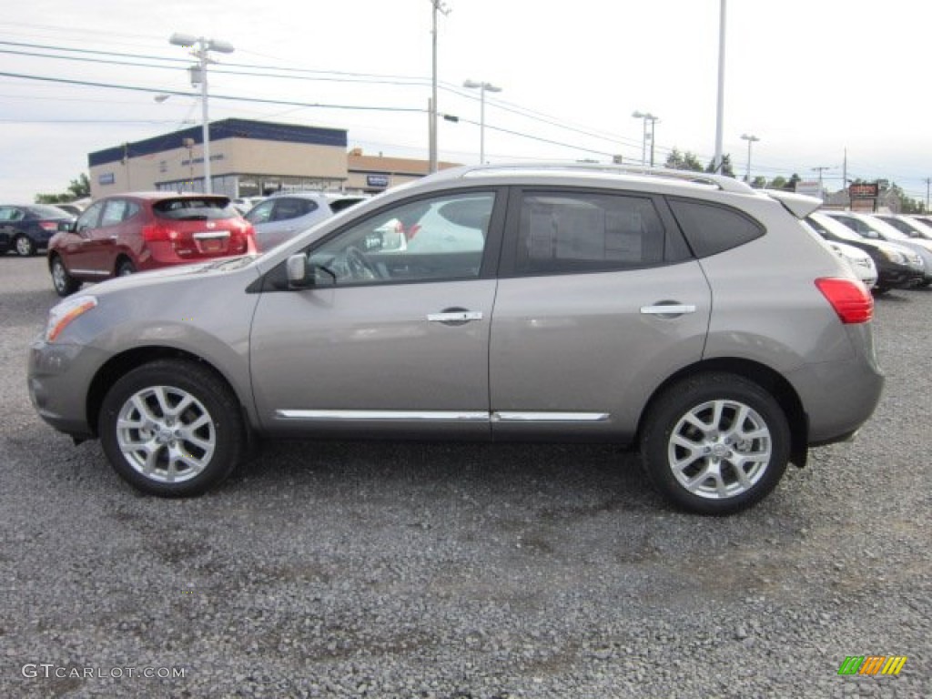 2011 Rogue SL AWD - Platinum Graphite / Gray photo #4